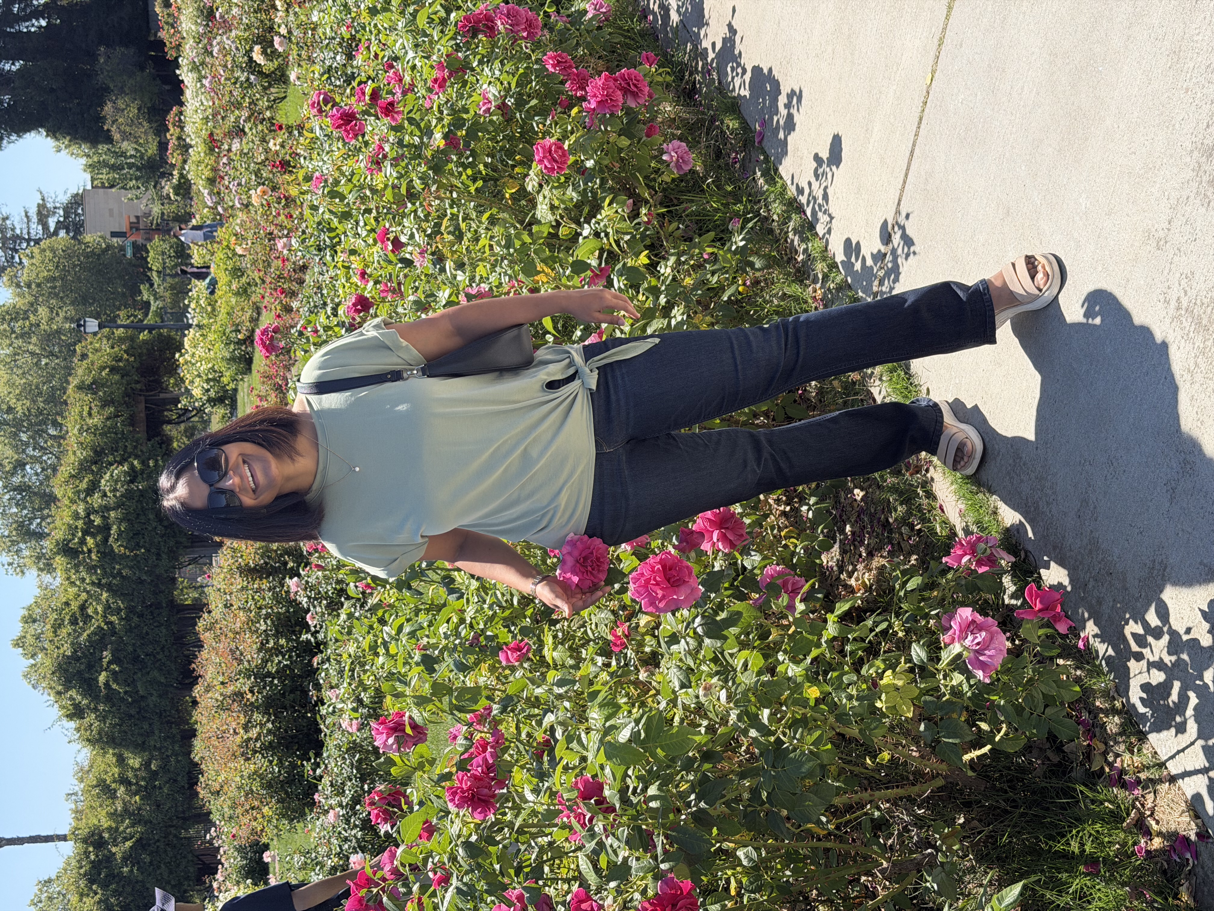 Me among the roses