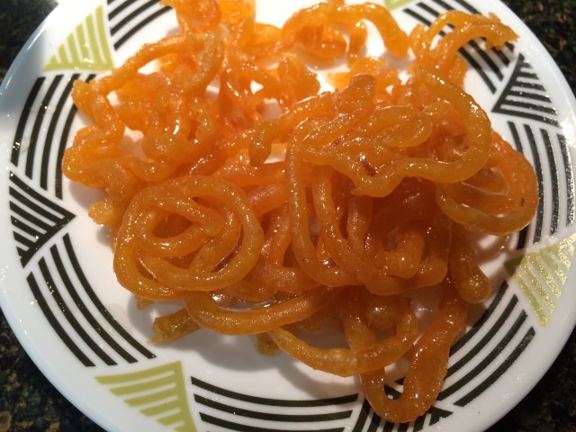 Jalebi (Gits)! My fondest memory of my late grandpa was that of eating jalebis on #republicday! Neither do we get good quality jalebis here nor is my grandpa anymore with us to enjoy jalebis. But to honor this special memory, I tried making jalebis at home 