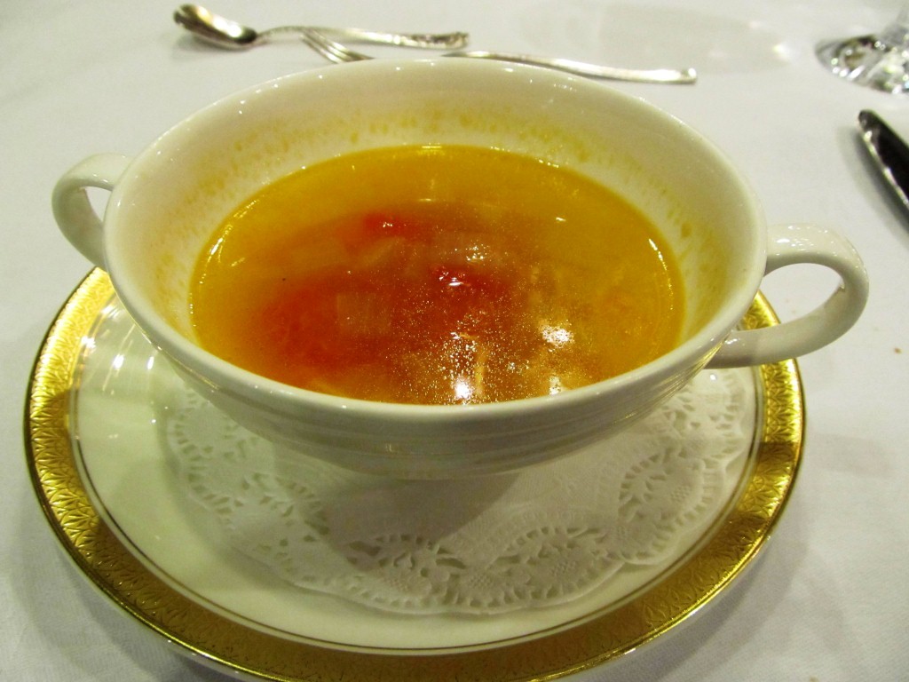 Tomato soup- tasted a little like rasam but was perfect!