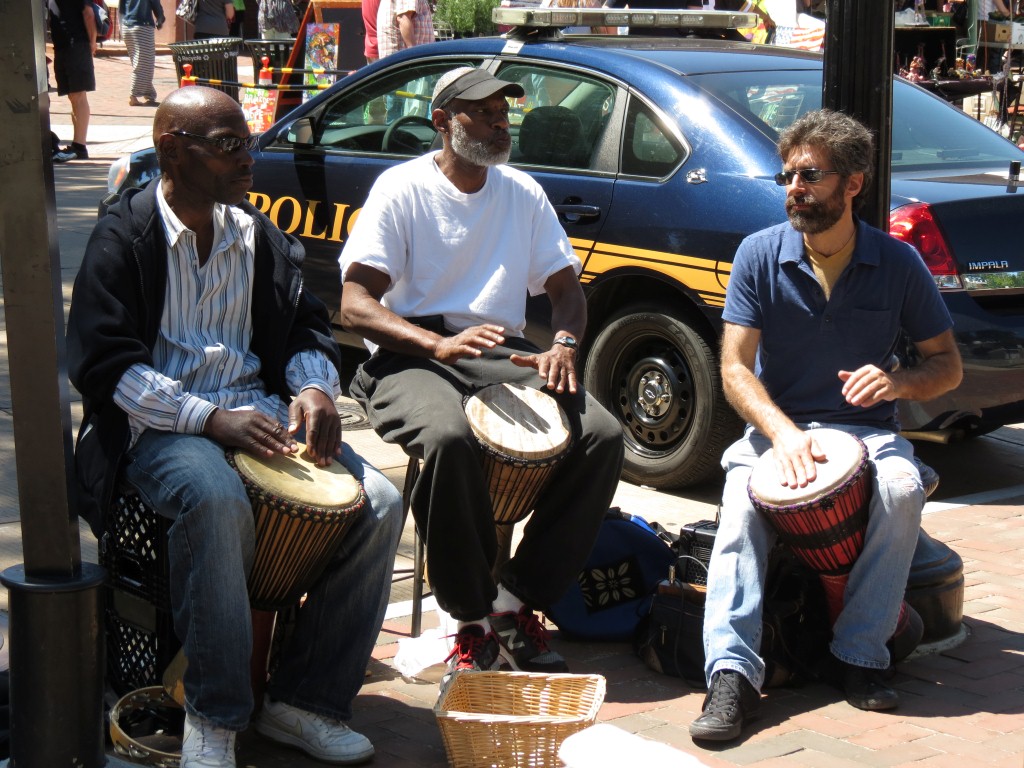 Some music being played while you shop and eat your food