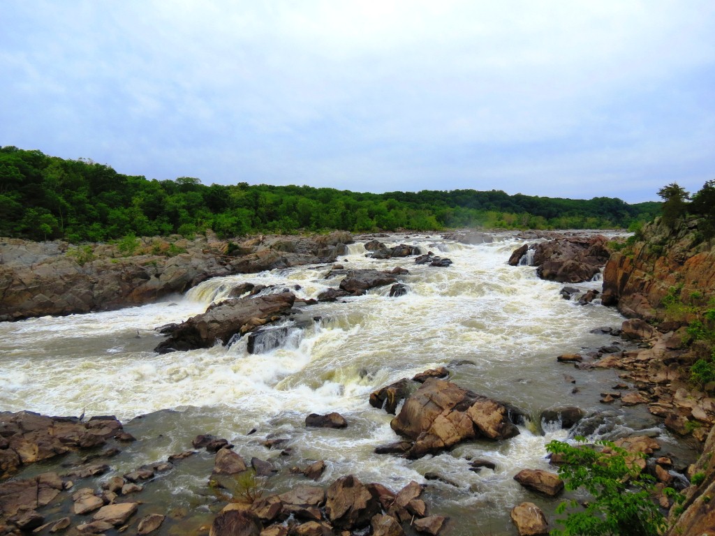 Potomac river and the Great Falls