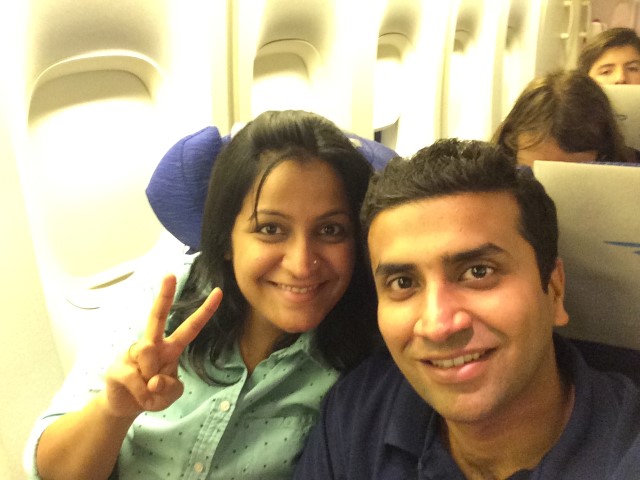 India trip begins