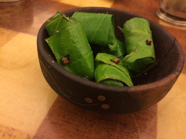 My favorite after mint "Indian Paan"
