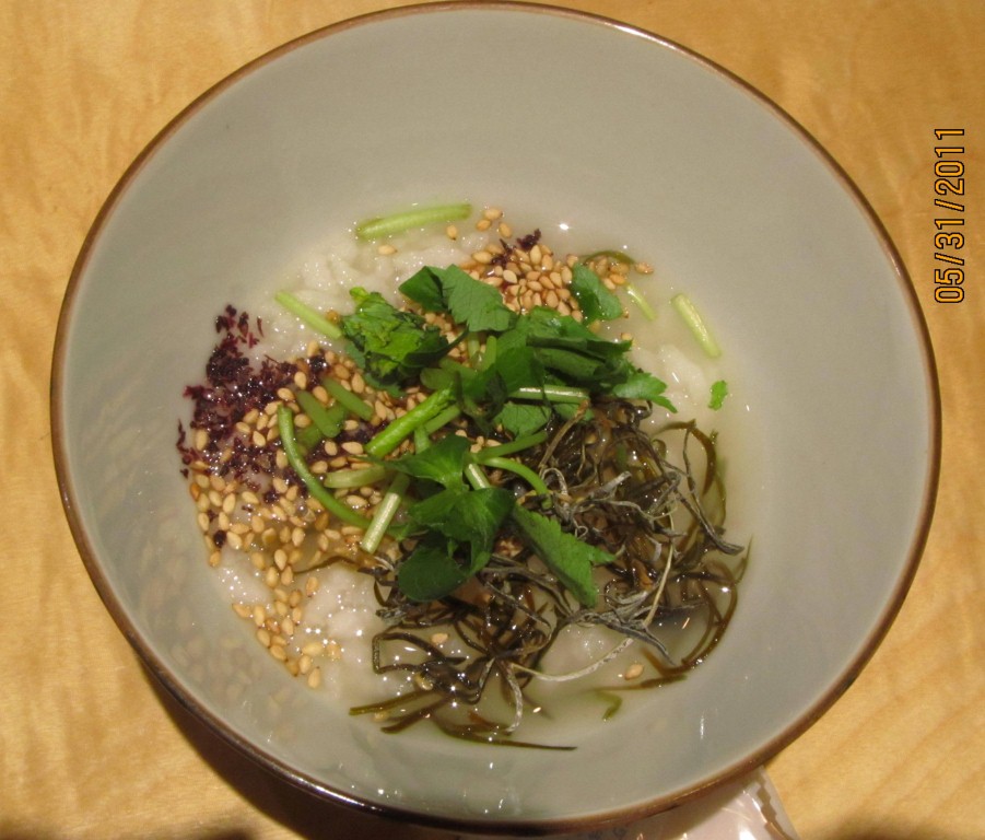 Kayu-served to sick people as it is easily digestible