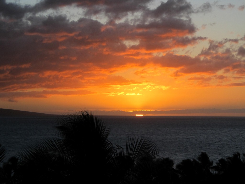 Sunset from our bedroom