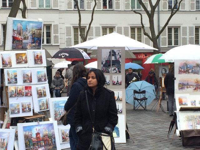 Lost in this beautiful street and the artwork