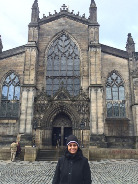 Beautiful cathedral in Edinburgh